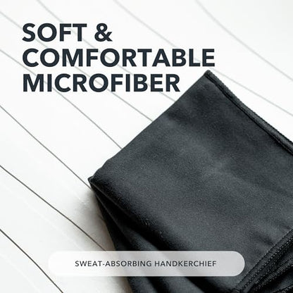 SweatBlock Microfiber Sweat Absorbing Handkerchiefs, 15x15 Inch, 3-Pack - size: 15 x 15 inches