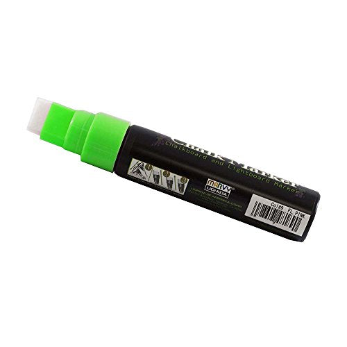 JAM PAPER Dustless Erasable Chalk Markers - Jumbo Point Liquid Chalk Marker - Lime Green - 2/Pack - color: Lime Green