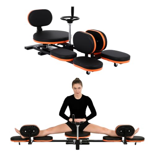 Leg Stretcher Machine, 200° Adjustable Split Trainer, 220 lb Steel Frame