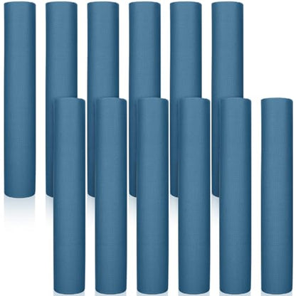 Timgle 12 Pack Yoga Mat Bulk, 4mm Thick Extra Long Sports Mat Anti Slip Tear Resistant Yoga Exercise Set for Fitness Stretching Home Workout Gym and Studio - color: Navy Blue
