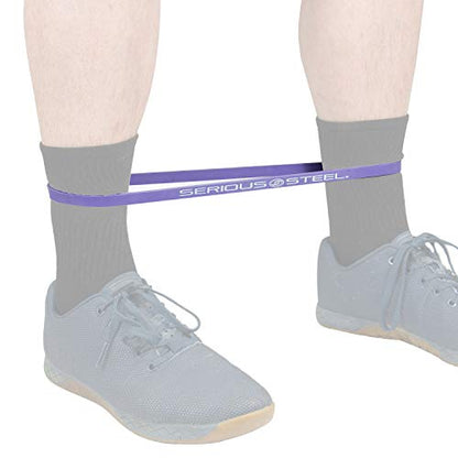 Short Resistance Bands - 12" by Serious Steel Fitness - color: #1 Purple