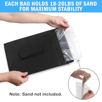 4PCS Sports Net Sandbags, All Sport Sandbags, Weighted Anchors