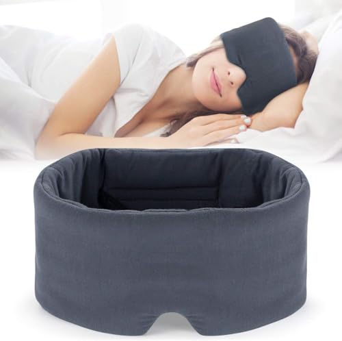 Mavogel Full Coverage Sleep Mask for Sleeping, Light Blocking Eye Mask | Adjustable Closure, Ultra Soft Breathable Modal Eye Cover for Women Men, Pressure-Free for Travel, Nap & Shift Work