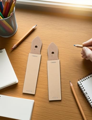 2Pack Sandpaper Art Pencil Sharpener | Lead Pointer & Sandpaper Eraser, Sketch Charcoal Pencil Pointer, Art Drawing Tool, For Adults, Teens and Artists