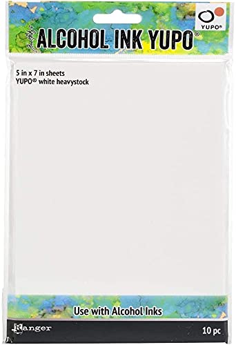 Tim Holtz Alcohol Ink Surfaces - Yupo White Heavystock & Black Matte Cardstock