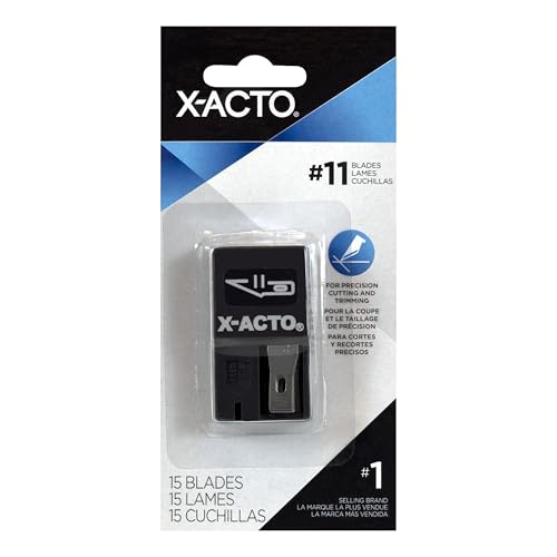 X-Acto Knife Blades, No. 11 Blade With Safety Dispenser, Pack Of 15 - size: #11 - 15 Count