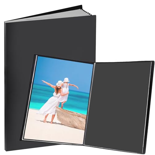 Large 18"x24" Art Portfolio Heavy Duty Binder with Plastic Sleeves, Portfolio Folder with 30 Clear Sheet Protectors, Display 60 Pages, Poster Binder， (large（18x24）) - size: large（18x24in）