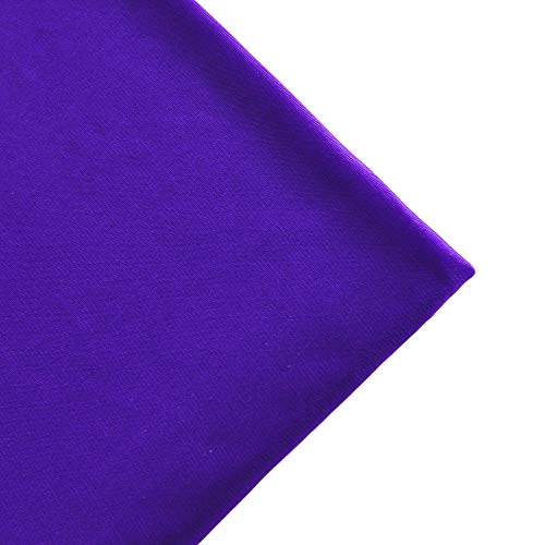 Aerial Silks Starter Kit, 9 Yards, Aerial Yoga Hammock, Hardware | Knitted fabric with pose guide, for aerial yoga, gymnastics, silk swing, stretching and home gym use, suitable for all levels - color: Royal Purple