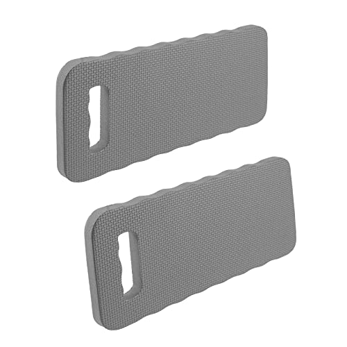 YWSHF 2 PCS Garden Kneeling Pad,Knee Mat Waterproof Foam Knee Pads for Gardening,Cleaning,Baby Bath,Yoga,Praying and Exercise 15.745'' x 7.09'' x 0.79'' Grey - color: Gray