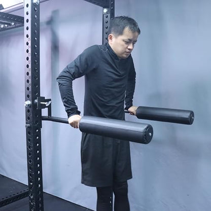 AHTAPFON Nordic Leg Roller for Rack Mounted,Bulgarian Split Squat Accessories,Nordic Hamstring Curl Attachment,Home Gym Equipment for uprights ranging from 2" to 4" wide - size: 1″-26mm Hole