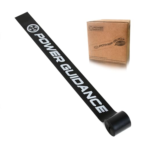 POWER GUIDANCE Muscle Floss Bands - Compression Bands - Mobility & Recovery Bands - for Improving Movement, Increasing Circulation & Reducing Soreness - color: Black Medium Resistance (1)