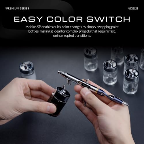 Gaahleri Airbrsuh Premium Series Mobius Siphon Feed Airbrush