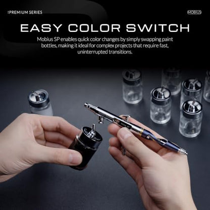 Gaahleri Airbrsuh Premium Series Mobius Siphon Feed Airbrush