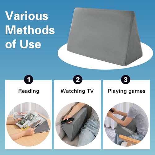 BALAPET Small Wedge Pillow for Side Sleeping, Premium Foam Bed Pillow for Side Sleeping,Triangle Wedge Pillow for Leg Elevation,Yoga,Reduce Back Pain