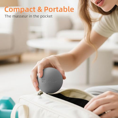Massage Lacrosse Balls for Myofascial Release, Trigger Point Therapy - color: Gray