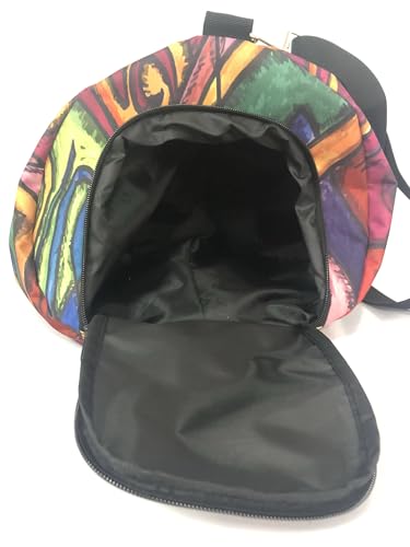 Large Rainbow Colored Gym Travel Duffle Bag | Waterproof, Shoe Compartment, Wet Pocket, Phone & Key Pockets