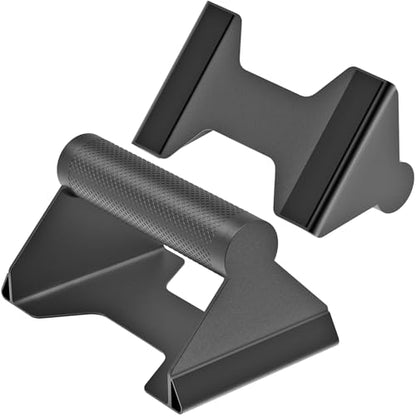 Kipika Push Up Bars, Pushup Stands, Anti-Slip Soft Plastic Push Up Handles, Bottom Anti-Slip Pad, Strength Training Equipment, Perfect for Floor Workout Exercise - color: Metal Grip