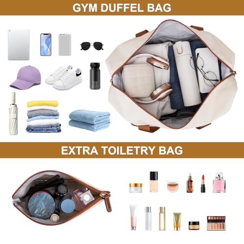 MOSISO Gym Bag for Women, Travel Duffle Weekender Overnight Workout Bag