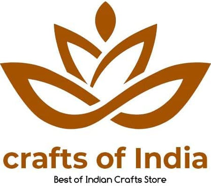 CraftsofIndia® Pair of Giraffe Wooden Blocks Stamps for Printing on Textiles, Pottery Crafts,Henna, Scrapbooking (Set of 2) - size: Pack # 106