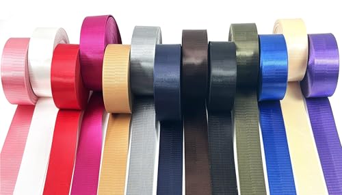 1 1/2" Gray Nylon Webbing 12yds for Bag Straps Crafts - color: Gray
