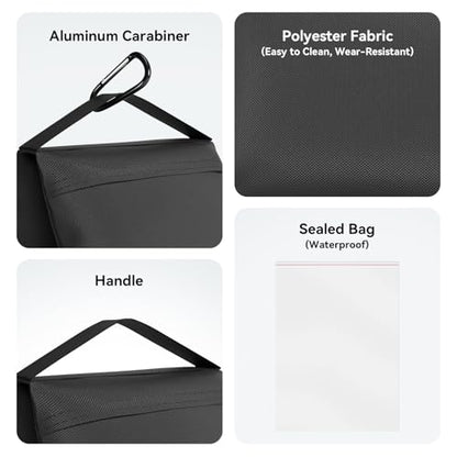 4 Pack Sandbags Heavy Duty Weight Bags with 8 Bags & 4 Hooks