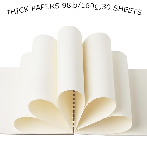 Van Gogh Aesthetic Art Mixed Media Sketchbook,98lb/160gsm Acid Free Thick Paper Sketching,Larger Blank Spiral Bound Notebook,Sketch Pad Book for Kids Student and Adult (Almond Blossoms) - color: Almond Blossoms