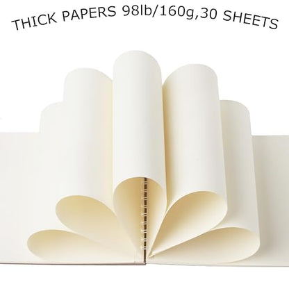 2 Pack Aesthetic Kids Spiral Cute Sketch Book,98lb/160gsm Acid Free Thick Paper Van Gogh A4 Blank Mixed Media Journal Art Sketchbook Artist Drawing Book Paper Painting Sketching Pad - color: Almond Blossoms Sunflowers A4