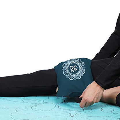 Yoga Sand Bag - Cotton Unfilled for Yoga Weights and Resistance Training, Size- 7.5" X 17" - color: Green