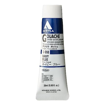Holbein Acryla Gouache 20ml Navy Blue