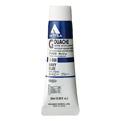 Holbein Acryla Gouache 20ml Navy Blue