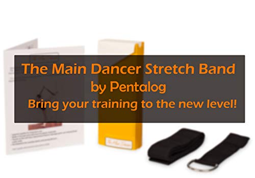 Stretch Band - to Improve Leg Stretching - Perfect Home Equipment for Ballet, Dance and Gymnastic Exercise - Excellent Gift for Your Friends and Loved Ones - Made in Europe
