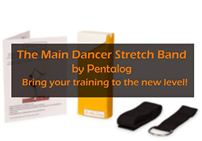 Stretch Band - to Improve Leg Stretching - Perfect Home Equipment for Ballet, Dance and Gymnastic Exercise - Excellent Gift for Your Friends and Loved Ones - Made in Europe