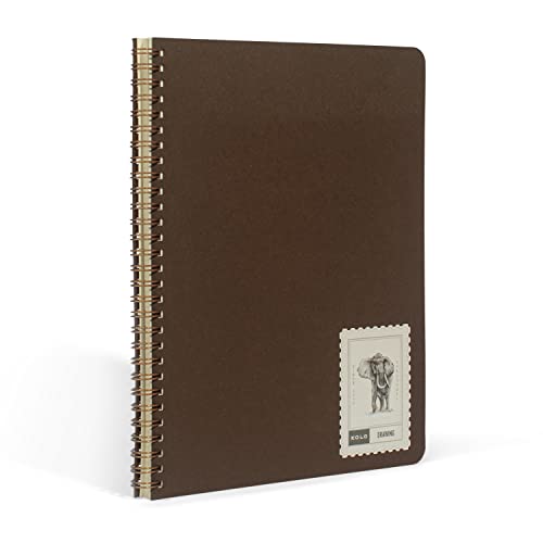 Kolo 7x10 Drawing Book, Spiral Bound, 100lb/163gsm, Ideal for Graphite and Colored Pencil