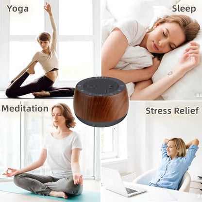 Cordless Automatic Tibetan Singing Bowl,256HZ-432HZ-528HZ 9 Tones 4-Speed Auto-Off Timer,Full Touch Glow Buttons,2000mAh Battery,Deep Ethereal Sound,Yoga,Meditation,Stress Relief (Wooden) - color: Wooden