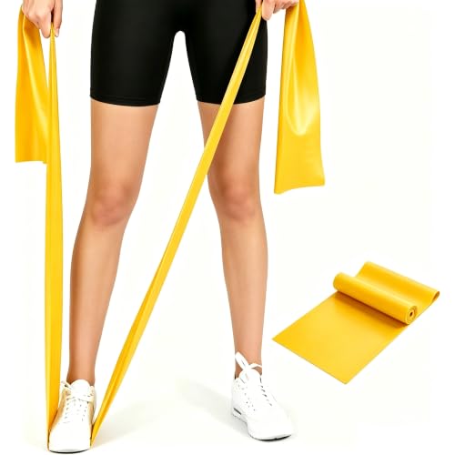 Resistance Bands for Working Out, Physical Therapy, Yoga & Pilates - color: Yellow