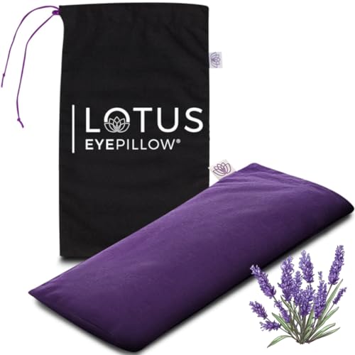 Pink Yoga Mat Bundle – Thick TPE Yoga Mat with Yoga Carry Stretch Strap & Lavender Weighted Eye Pillow – Lightweight, Sustainable & Biodegradable Yoga Kit for Relaxation, Meditation & Savasana