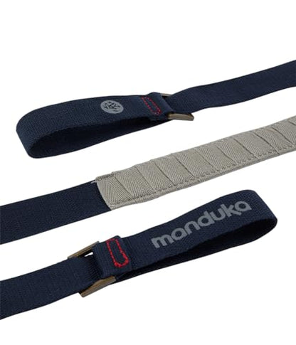 Manduka Yoga Commuter Mat Carrier - Eco-Friendly Cotton, Easy to Carry, Hands-Free, For All Mat Sizes - color: Odyssey