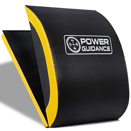 POWER GUIDANCE Ab Exercise Mat - Sit Up Pad - Abdominal & Core Trainer Mat for Full Range of Motion Ab Workouts - color: black #2, size: 14.2" x 11.8"