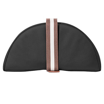 Master Massage 9"x26" Semi-round Massage Bolster -black - color: Black