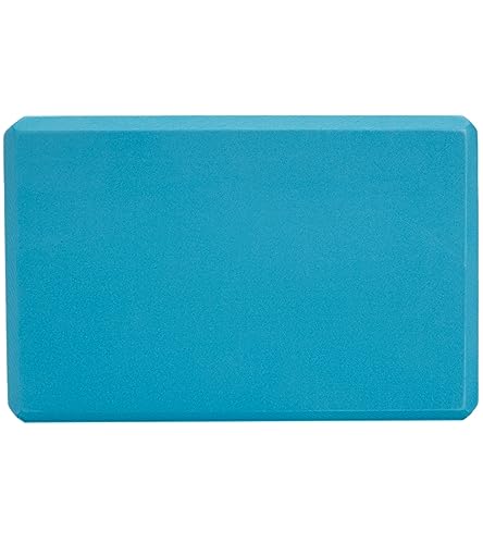Everyday Yoga Premium Foam Block, 3in/4in/5in Thick, Multi Colors, 1 Block - color: Blue, size: 4 Inch Thick