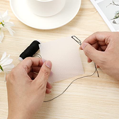 6pcs Plastic Mesh Canvas Sheets | 14 CT Clear for Embroidery Making, Cross Stitch Aida Screen for Crafts DIY Crochet Projects (11x8.2 inch) - style: Style A