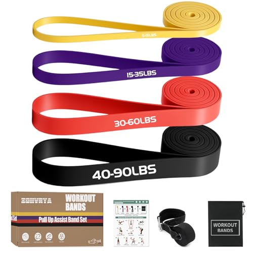 Resistance Bands Set, Skin-Friendly Exercise Band with Upgraded Packaging