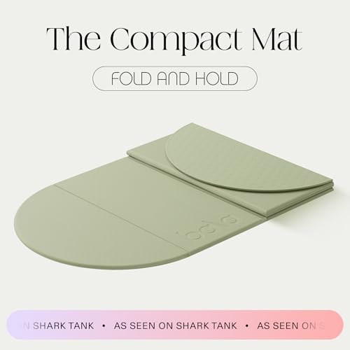 Bala Yoga Mat for Home Gym, Non-Slip Exercise Mat for Home Workout (12MM) | Compact Indoor Exercising Floor Mat for Stretching, Pilates, Aerobics & Fitness - Travel Friendly Exercise Equipment - color: Sage