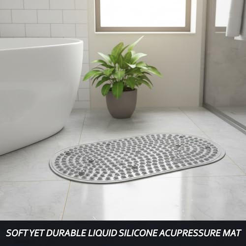 KAELIS Upgraded Liquid Silicone Acupressure Reflexology Foot Massage Mat