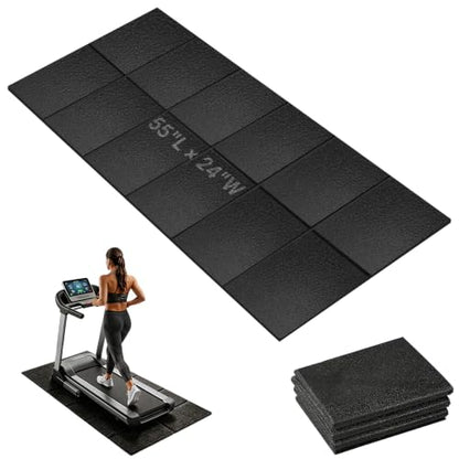Treadmill Mat, Carpet Hardwood Floor Protect, Walking Pad, 55 × 24" - size: 55"L × 24"W × 0.2"Th