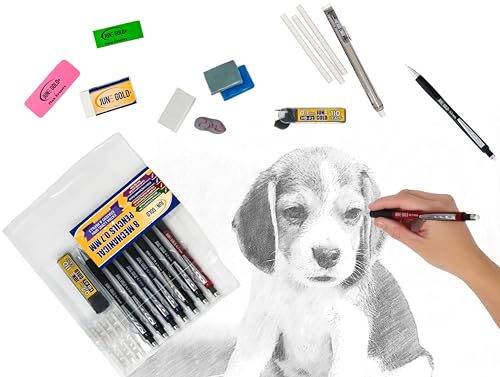 June Gold 0.3 mm, 820 Lead Refills, HB #2, 4 Dispensers/w 205 Pieces Each | Extra Fine Thickness, Break Resistant Graphite, Elegant Dispensing Mechanism - color: Hb Graphite, style: 0.3 mm