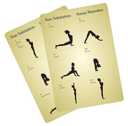 The Original Yoga Asana Cards - Workout Deck With Over 120 Poses - Sequencing Deck With Cues and Sanskrit Names for Beginners and Teachers - Unique Gift for Women or Any Yoga Lover