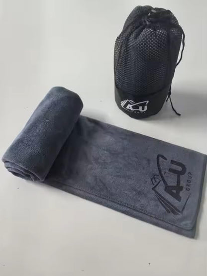 Micro Fiber Gym Grey Towels