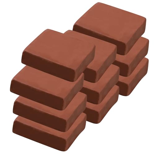 10 lb Terracotta Natural Air-Dry Clay for Pottery;Ideal for Wheel Throwing,Hand Building,Sculpting - style: Terracotta 10 LB