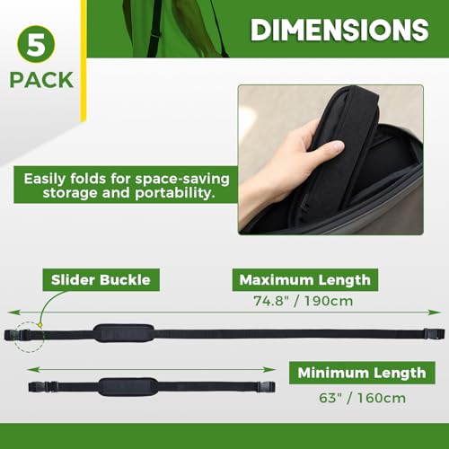 NATGAI 5 Pack Adjustable Carrying Straps for Camping Chair